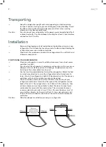 Preview for 7 page of Inalto CLASSIQUE ITM207W User Manual