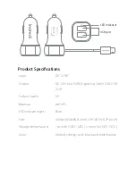 Предварительный просмотр 3 страницы Inateck AL2011 Instruction Manual