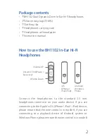 Предварительный просмотр 3 страницы Inateck aries BH1 101 Instruction Manual