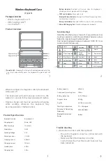 Предварительный просмотр 2 страницы Inateck BK2006 Instruction Manual