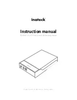 Inateck FD1006C Instruction Manual предпросмотр