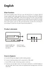 Preview for 2 page of Inateck FD1101 Instruction Manual