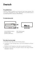 Предварительный просмотр 5 страницы Inateck FD1101 Instruction Manual