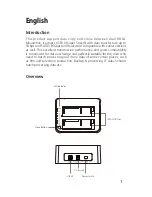 Предварительный просмотр 2 страницы Inateck fd2002 Instruction Manual