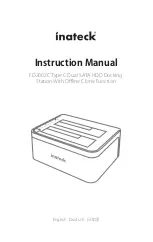 Preview for 1 page of Inateck FD2002C Instruction Manual