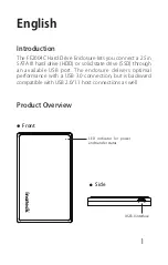 Предварительный просмотр 2 страницы Inateck FE2004C Instruction Manual