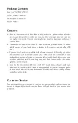 Preview for 5 page of Inateck FEU3NS-1 Instruction Manual