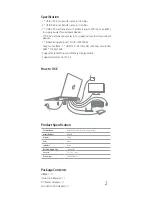 Предварительный просмотр 3 страницы Inateck HB9001 Instruction Manual