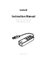 Preview for 1 page of Inateck HBU3VL3-4 Instruction Manual