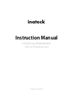 Предварительный просмотр 1 страницы Inateck KT4004 Series Instruction Manual