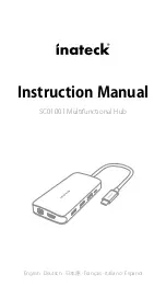 Предварительный просмотр 1 страницы Inateck SC01001 Instruction Manual