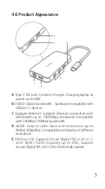 Предварительный просмотр 5 страницы Inateck SC01001 Instruction Manual