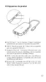 Предварительный просмотр 17 страницы Inateck SC01001 Instruction Manual