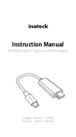 Предварительный просмотр 1 страницы Inateck TCD1002 Instruction Manual