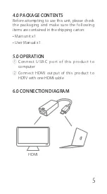 Preview for 6 page of Inateck TCH1001 Instruction Manual