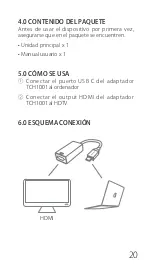 Preview for 21 page of Inateck TCH1001 Instruction Manual