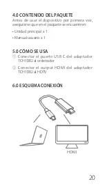 Предварительный просмотр 21 страницы Inateck TCH1002 Instruction Manual