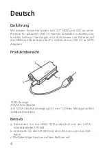 Предварительный просмотр 5 страницы Inateck UA1004 Instruction Manual