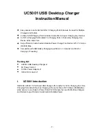 Preview for 2 page of Inateck UC5001 Instruction Manual