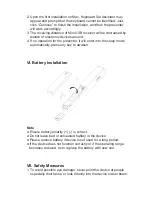 Предварительный просмотр 4 страницы Inateck WP1002 Instruction Manual