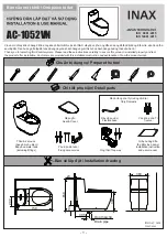 Preview for 1 page of Inax AC-1052VN Installation & Use Manual