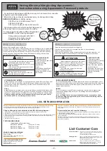 Preview for 4 page of Inax AC-22PVN Installation Manual