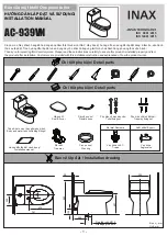 Inax AC-939VN Installation Manual preview