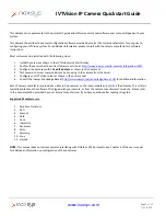 Inaxsys IVTVision Quick Start Manual preview