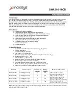 Inaxsys SW1210-16CB Product Installation Document preview