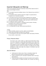 Preview for 4 page of Inaxsys VUPRO VUO9231D User Manual