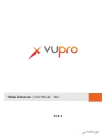 Preview for 1 page of Inaxsys vupro User Manual