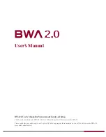 inbody BWA2.0 User Manual preview