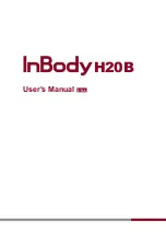 Preview for 1 page of inbody H20B User Manual