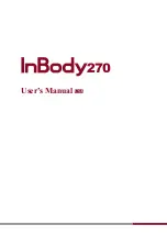 inbody InBody270 User Manual preview