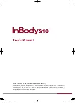 Preview for 1 page of inbody S10 User Manual