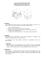 Preview for 2 page of Inca 900411-LCD Installation Instructions Manual