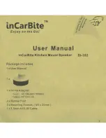 inCarBite SI-102 User Manual preview