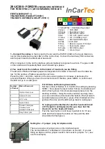 InCarTec 29-UC050– FORD19 Quick Start Manual preview