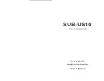 Preview for 1 page of InCarTec SUB-US10 User Manual