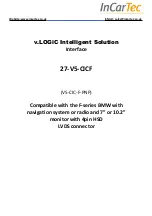 InCarTec v.LOGiC 27-V5-CICF Manual preview