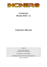 Inciner8 A400-G Operator'S Manual preview