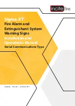 Предварительный просмотр 1 страницы Incite Fire Sigma-XT Installation And Operation Manual