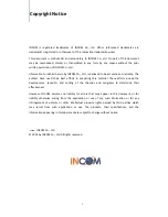 Preview for 2 page of Incom ICW-1000 Global User Manual