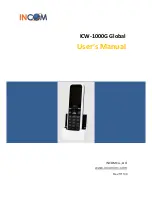 Preview for 1 page of Incom ICW-1000G Global User Manual