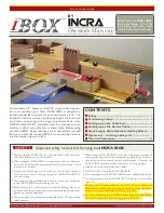 Incra I-BOXSHOPSMITH Owner'S Manual preview