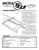 Incra TS-LS Owner'S Manual предпросмотр