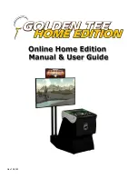 Incredible Technologies Golden Tee Home Edition Manual & User Manual preview