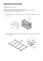 Предварительный просмотр 7 страницы Incy Interiors Reese Crib U001 Assembly Instructions Manual