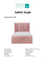 Preview for 1 page of Incy Interiors Sybilla Single 7486 Assembly Instructions