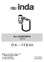 INDA A04520WW Manual предпросмотр